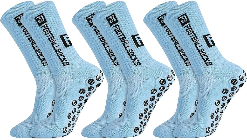 FANTESI 3 Paare Fußballsocken für Herren Damen,Sportsocken Fußball