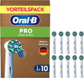 Oral-B Aufsteckbürsten PRO CrossAction, Weiß, 10 Stück