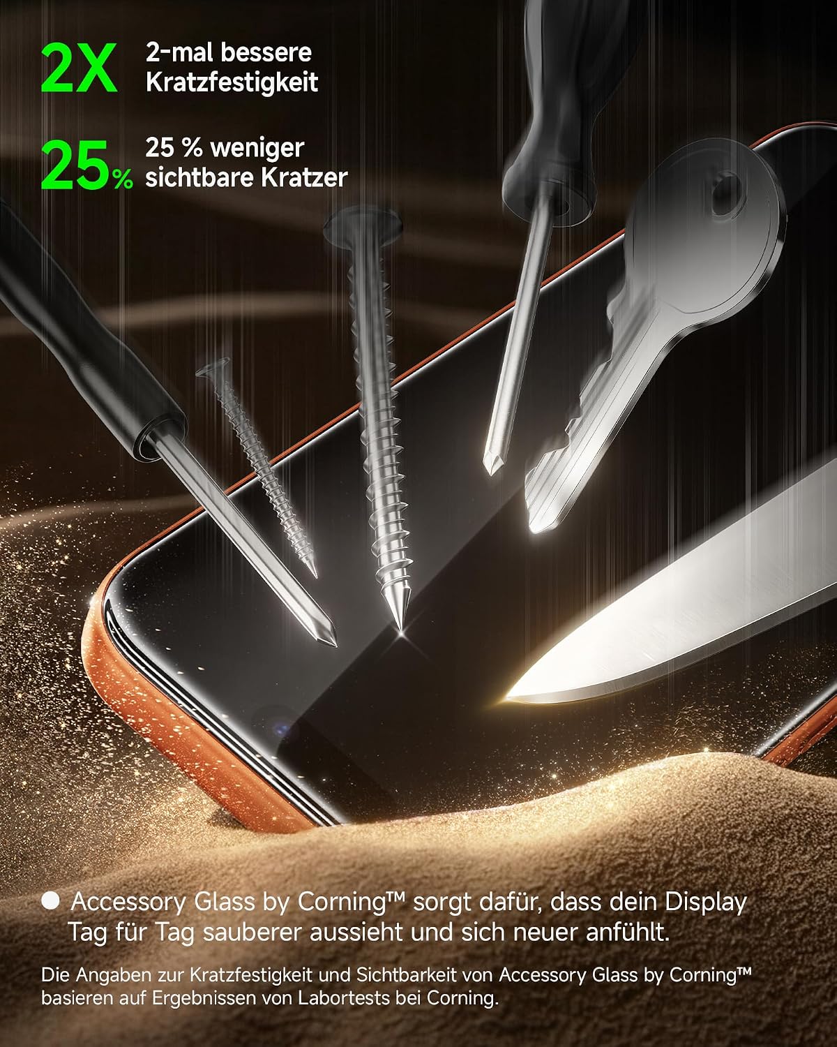 SMARTDEVIL 2 Pack Privatsphäre Schutz für iPhone 17 Panzerglas