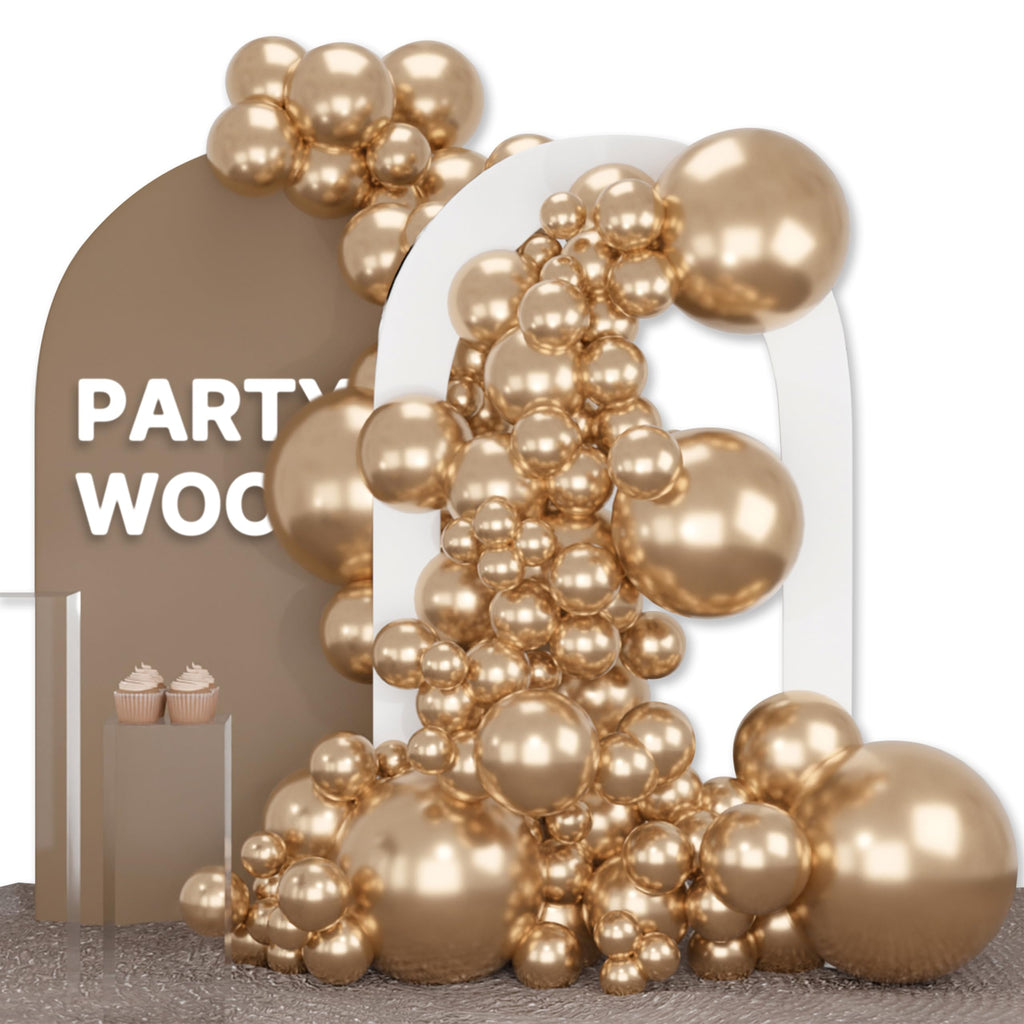 PartyWoo Black Balloons 140pcs Different Sizes of 18 12 10 5 Inch