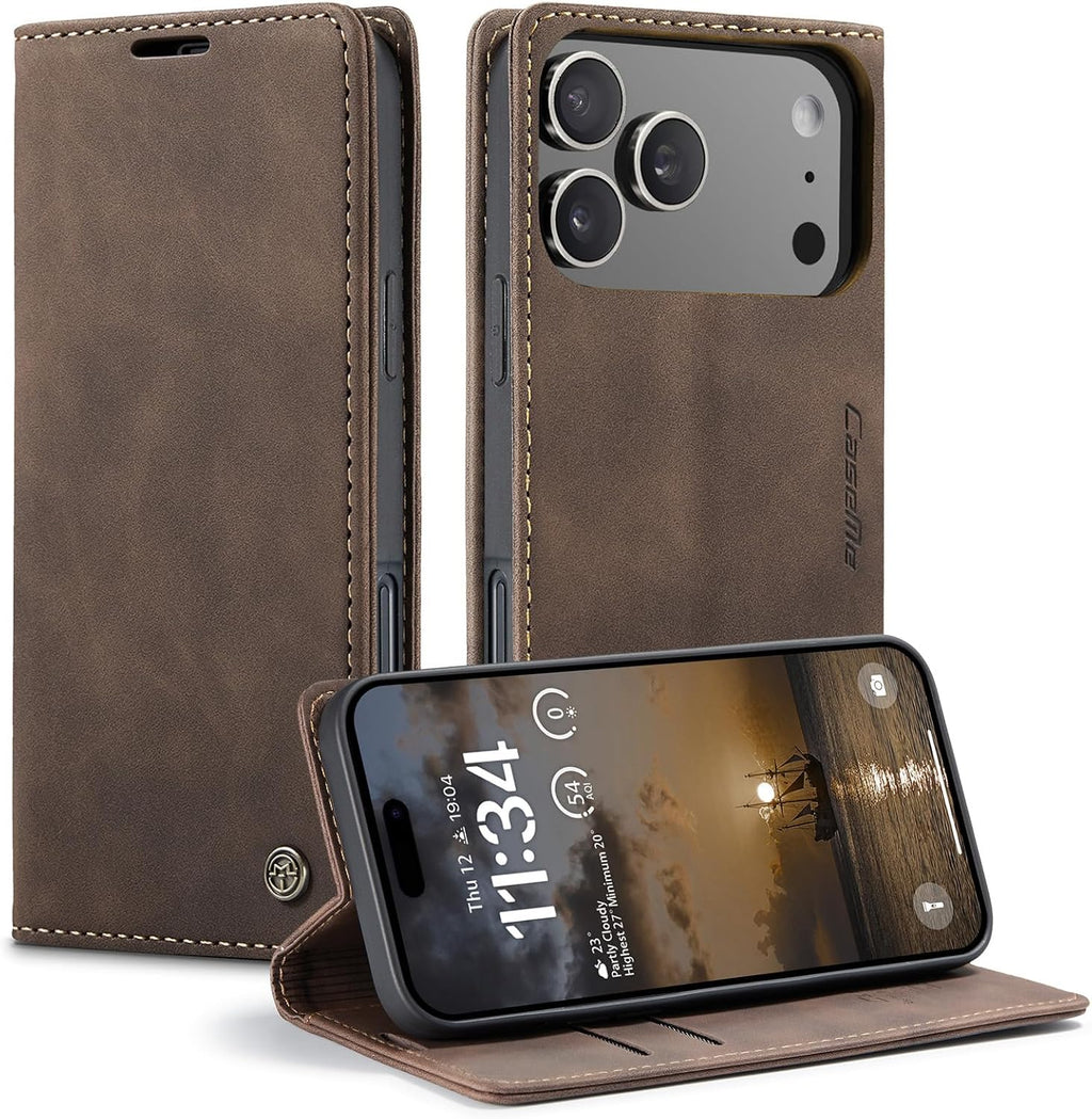 KZB für Xiaomi Redmi Note 15 Hülle, Magnet Leder Klapphülle Stoßfest