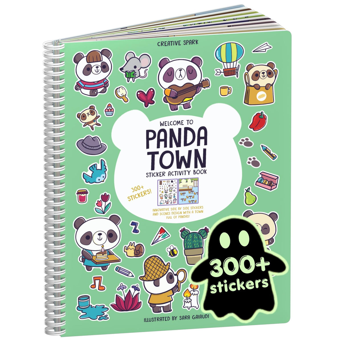Cupkin Animal Habitats Sticker Book | 12 Coloring & Activity, 500+ Stickers
