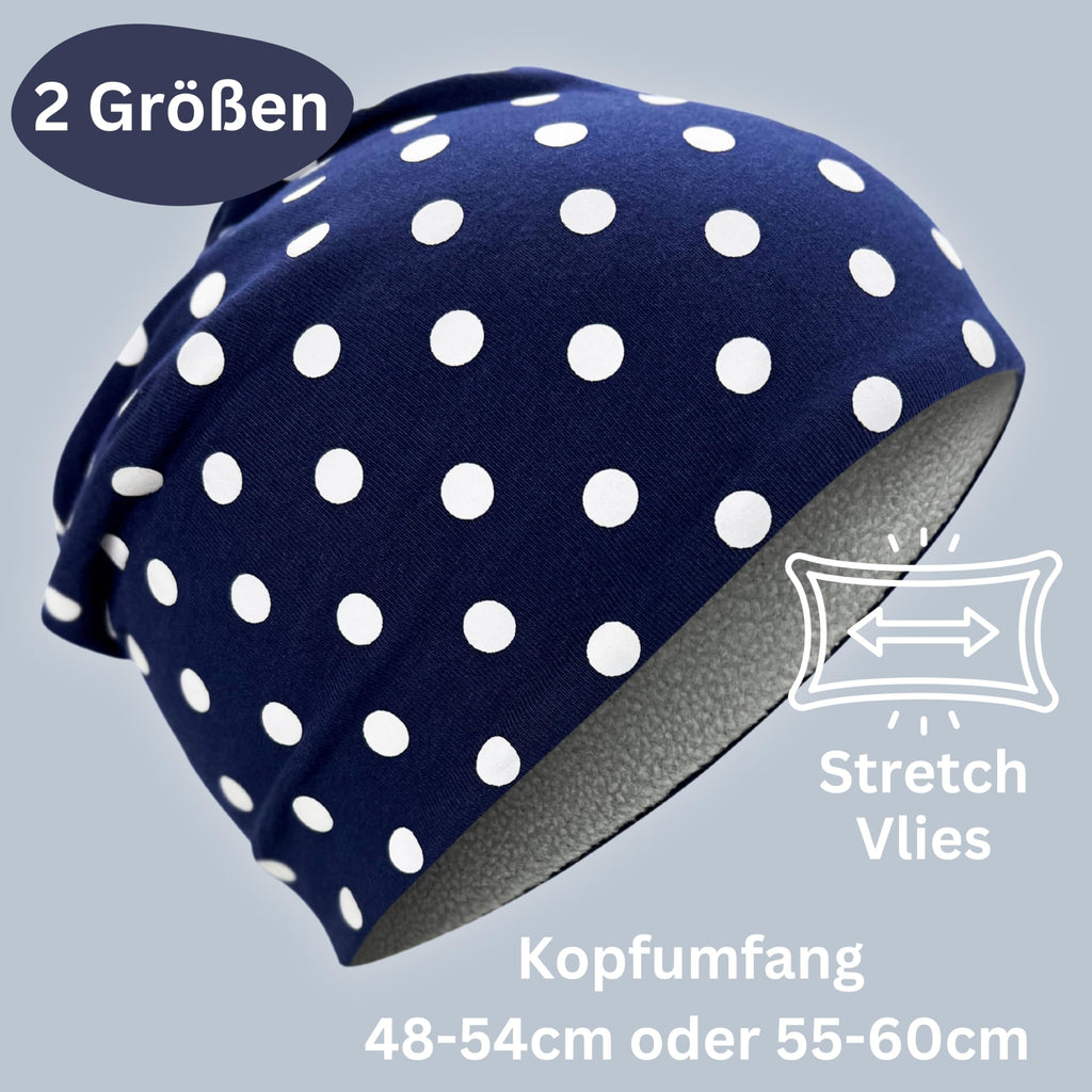 HECKBO 360° Reflektor Kinder Mütze & Loop Schal Set - 95% Baumwolle - weiches & pflegeleichtes Stretch-Material - Beanie Frühling Herbst Winter (48-54 cm)