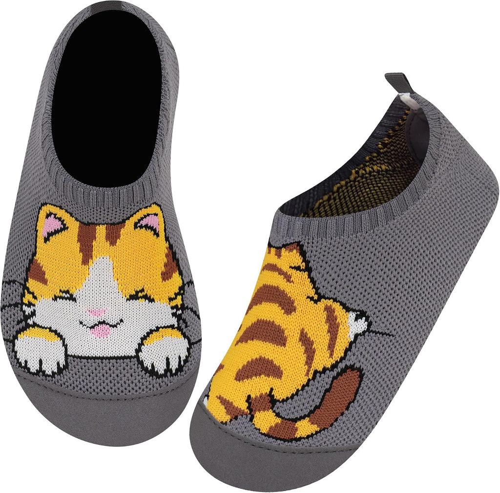 Kyopp Hausschuhe Kinder Mädchen Barfussschuhe Kindergarten Slippers Jungen