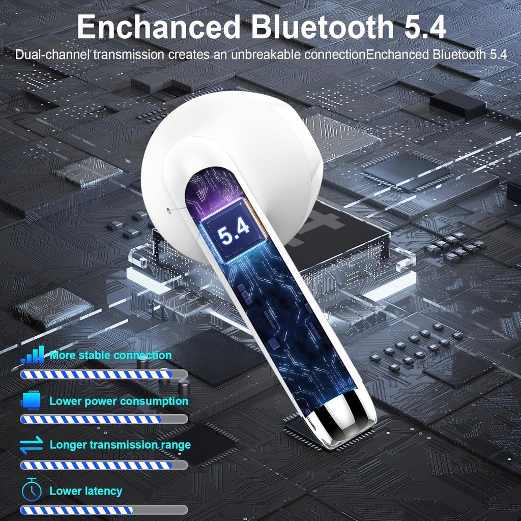 Drsaec Bluetooth Kopfhörer, In Ear Kopfhörer Kabellos Bluetooth 5.4