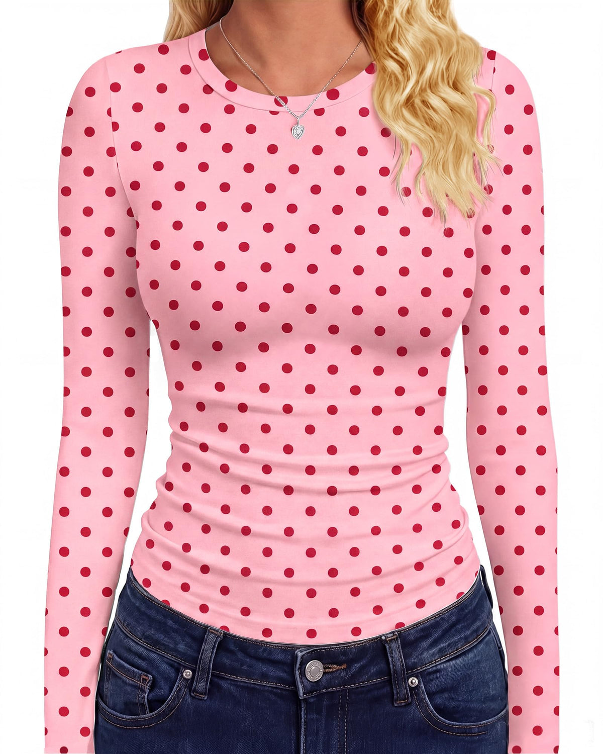 GAYHAY Langarmshirts für Damen Oberteile figurbetont Herbstmode 2026