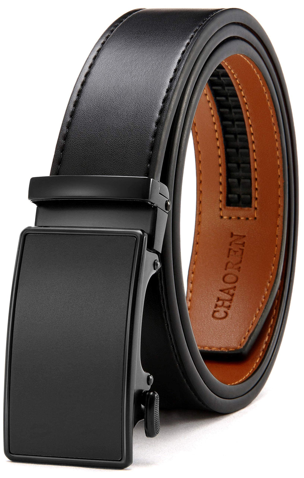CHAOREN Gürtel Herren, Automatik Ledergürtel Herren 35mm ohne Löcher