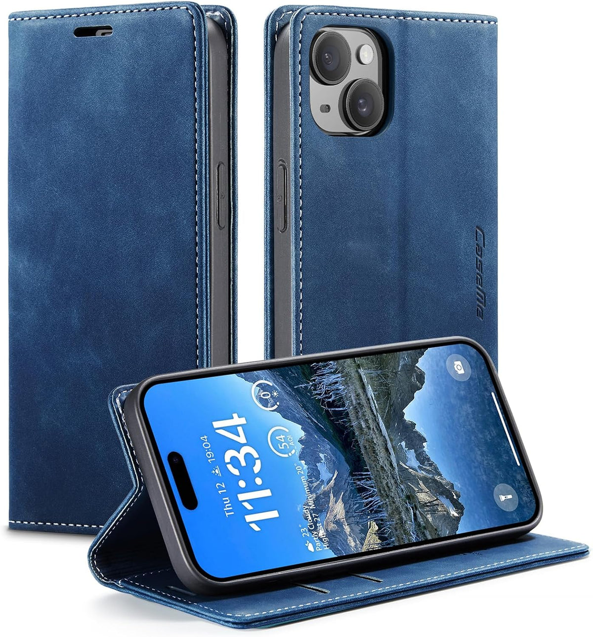 KZB für Xiaomi Redmi Note 15 Hülle, Magnet Leder Klapphülle Stoßfest