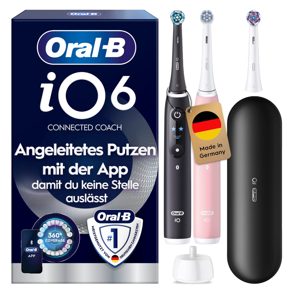 Oral-B iO Series 6 Elektrische Zahnbürste, Weiß