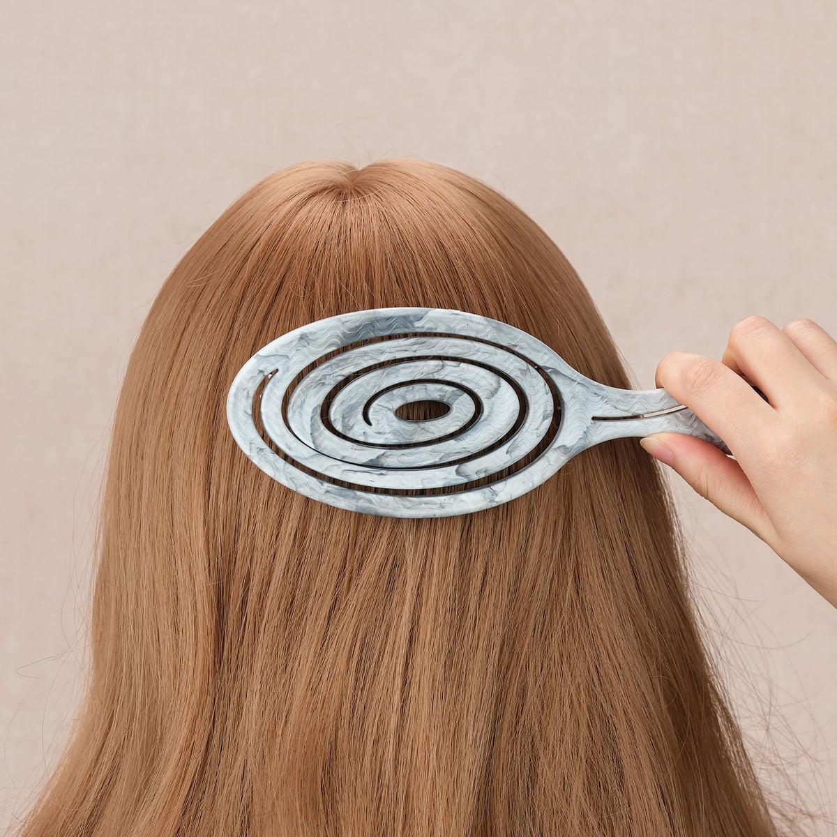 Ninabella Haarbürste ohne Ziepen - Detangler Bürste, Entwirrbürste & Lockenbürste für feines und langes Haar - Haarbürste Damen Herren Kinder - für nasse und trockene Haare - Limettengrün