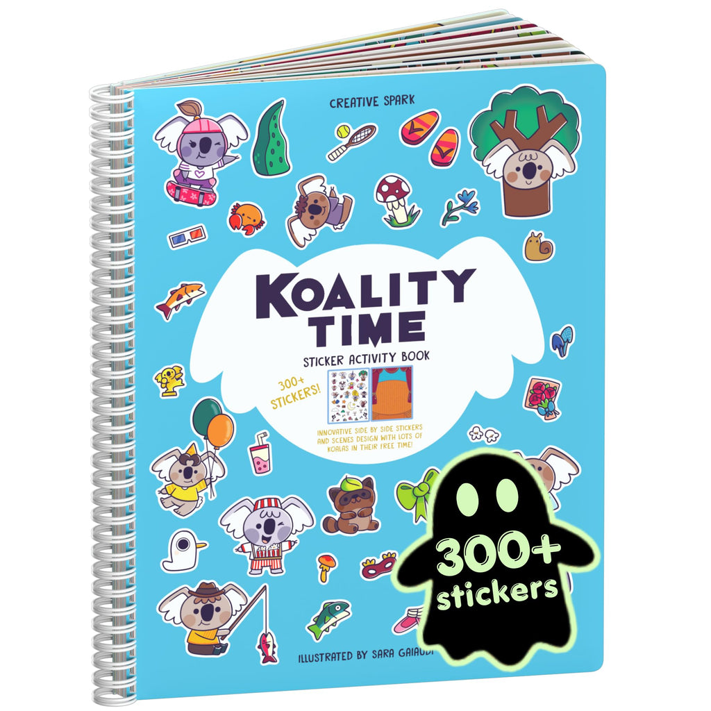 Cupkin Animal Habitats Sticker Book | 12 Coloring & Activity, 500+ Stickers