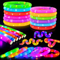 Bulk Glow Sticks Halloween Party Favors 96 PCS,Light up Pop Tubes for Kids