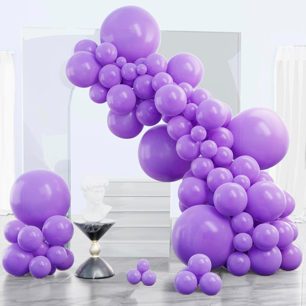 PartyWoo Black Balloons 140pcs Different Sizes of 18 12 10 5 Inch