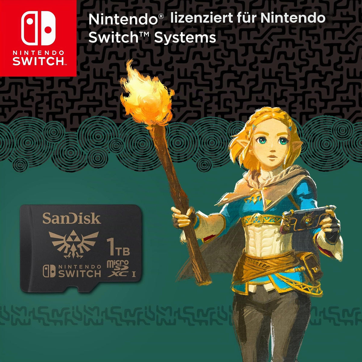 SANDISK 128GB microSD Karte, Super Mario Super Mushroom Edition