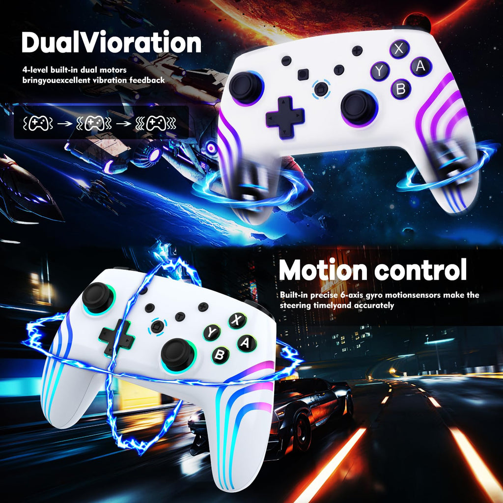 Wireless Pro Controller für Switch, Switch 2, Lite, OLED, PC