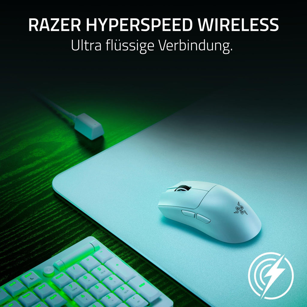 Razer Viper V3 HyperSpeed - Kabellose Esports Gaming-Maus - Focus Pro 30K DPI Sensor - bis zu 280 Std. Akku, Mechanische Maus-Switches 2th Generation - kabellose Abtastrate 4000Hz- PC/Mac | Schwarz