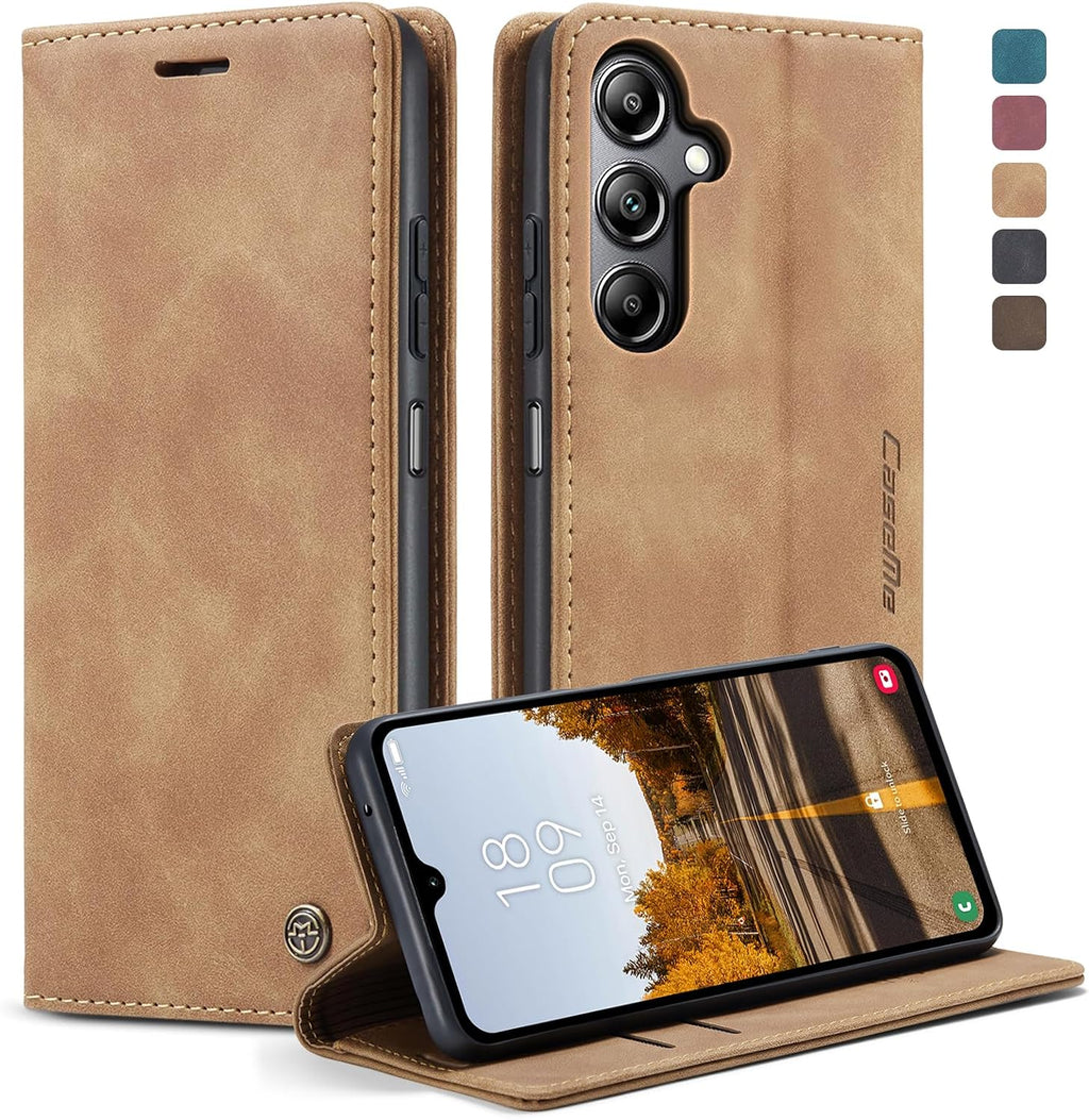 Handyhülle für Honor Magic 6 Pro hülle Premium PU klapphülle RFID Lederhülle Faltbare Schutzhülle Kartenfach Standfunktion Handytasche hülle Honor Magic 6 Pro 5G - Schwarz
