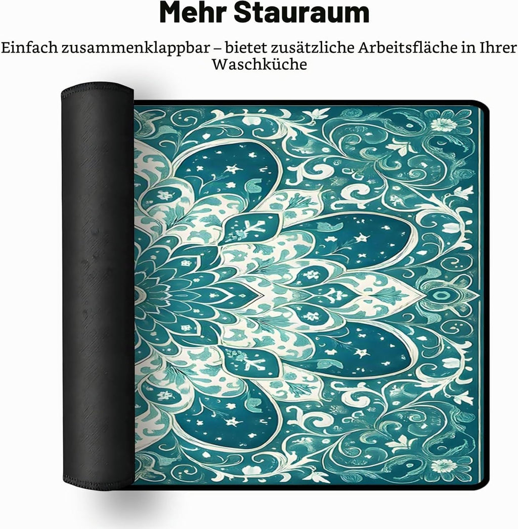 YeahBoom Waschmaschinenauflage 60x60cm,Waschmaschinenabdeckung Universal