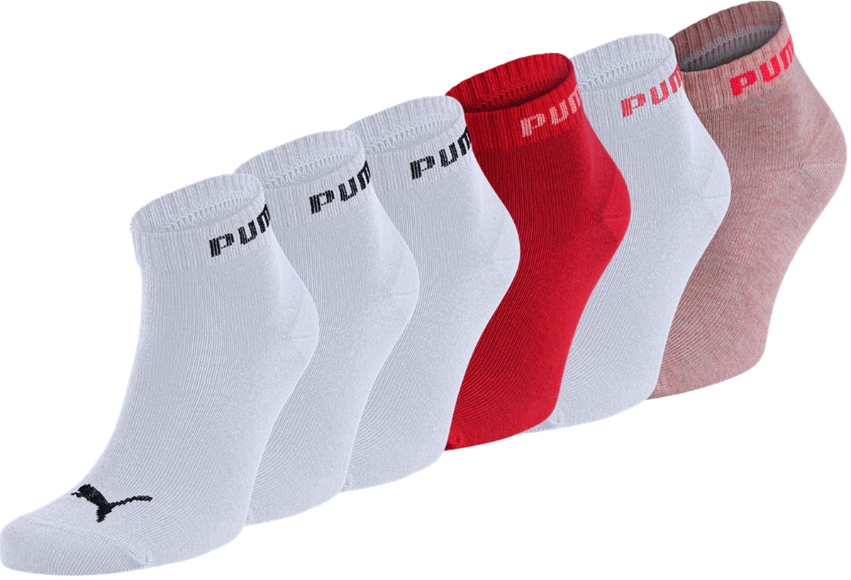 PUMA Unisex Sportsocken Quarter 6er Pack – Statement Edition, kurze Socken für Sport & Alltag, Damen & Herren