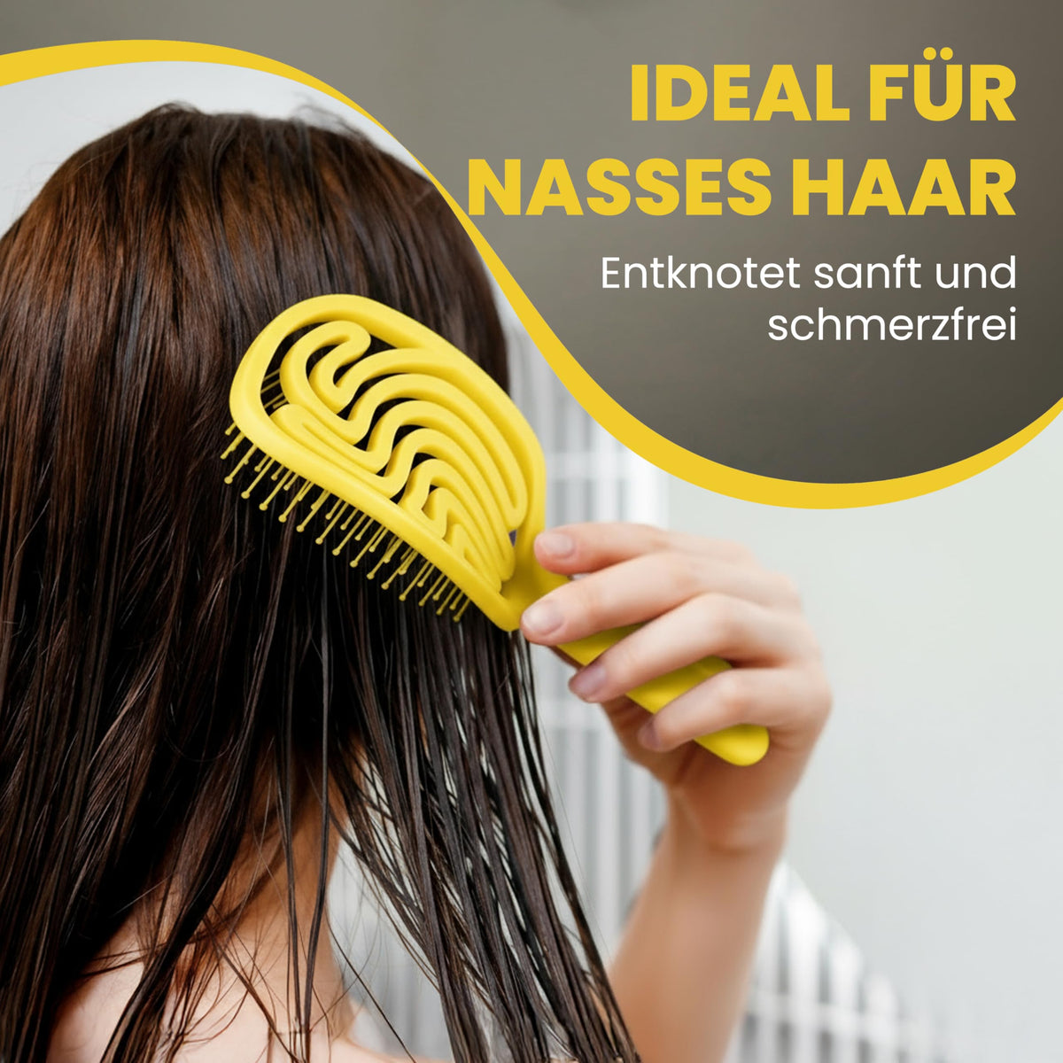 Walcora Haarbürste ohne Ziepen – NEUHEIT 2026 – Entwirrbürste & Detangler Bürste für Damen