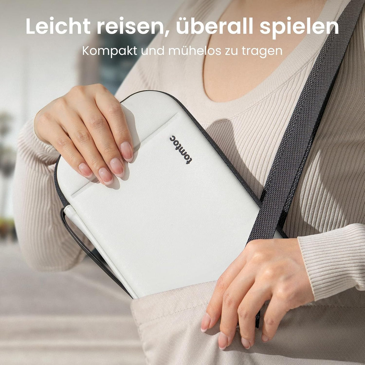tomtoc Slim Tasche für Nintendo Switch 2, Schutz nach Militärstandard