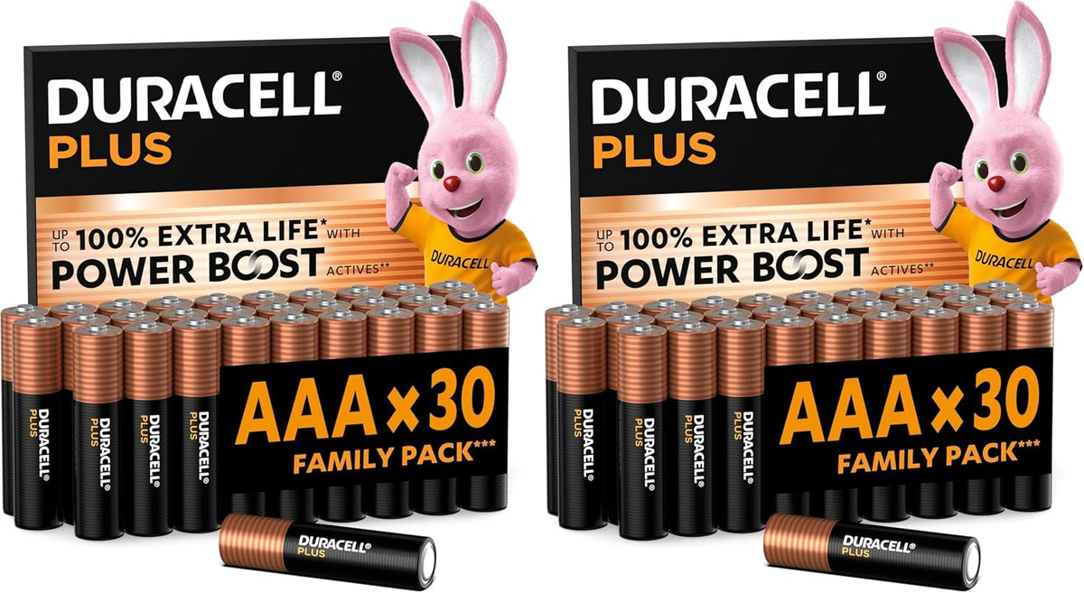 DURACELL Plus AA Alkaline-Batterien (20 Stück) 1.5V, LR06