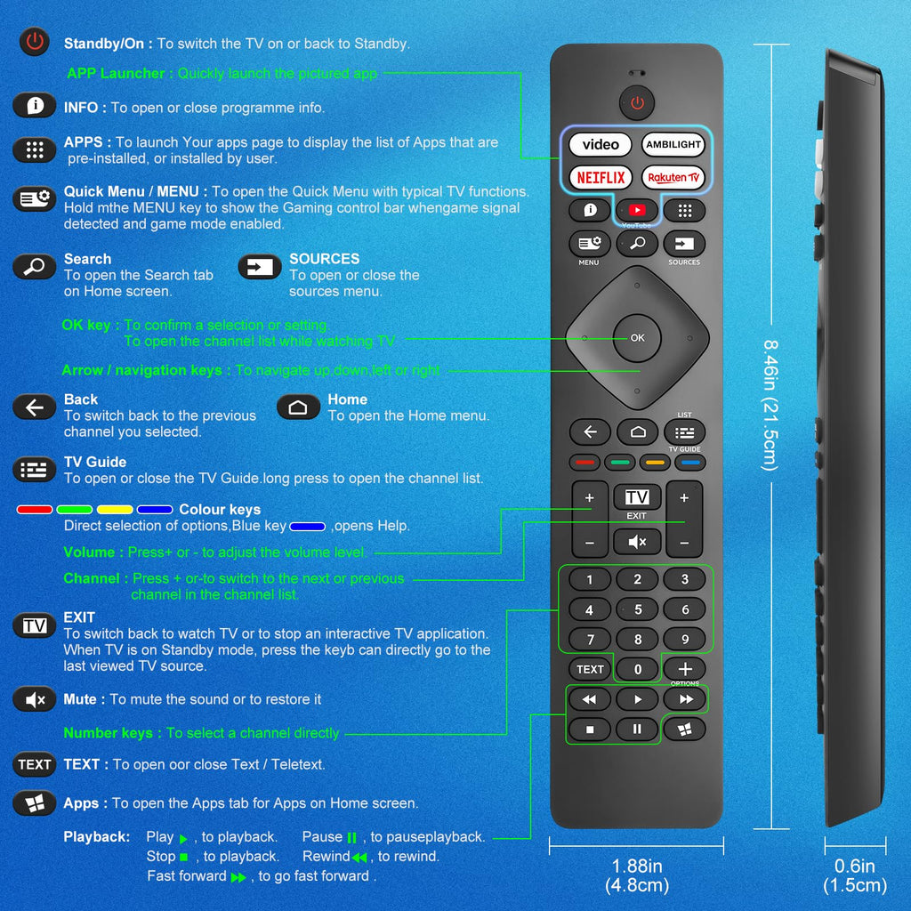 für Samsung Fernbedienung Fernseher, Universal für Samsung Smart TV