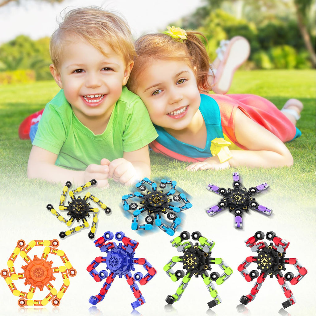 Transformable Fidget Spinners,30PCS Funny Sensory Fidget Toys for Kids