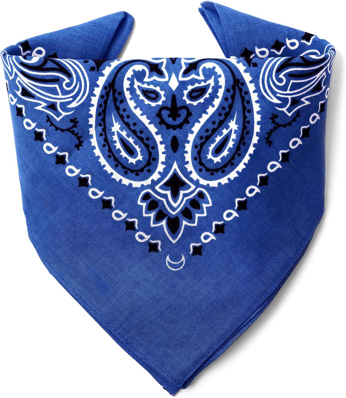 Bandana 100% Coton Qualité Premium - Epaisseur Supérieure - 20 Couleurs Exclusives - Motif Paisley