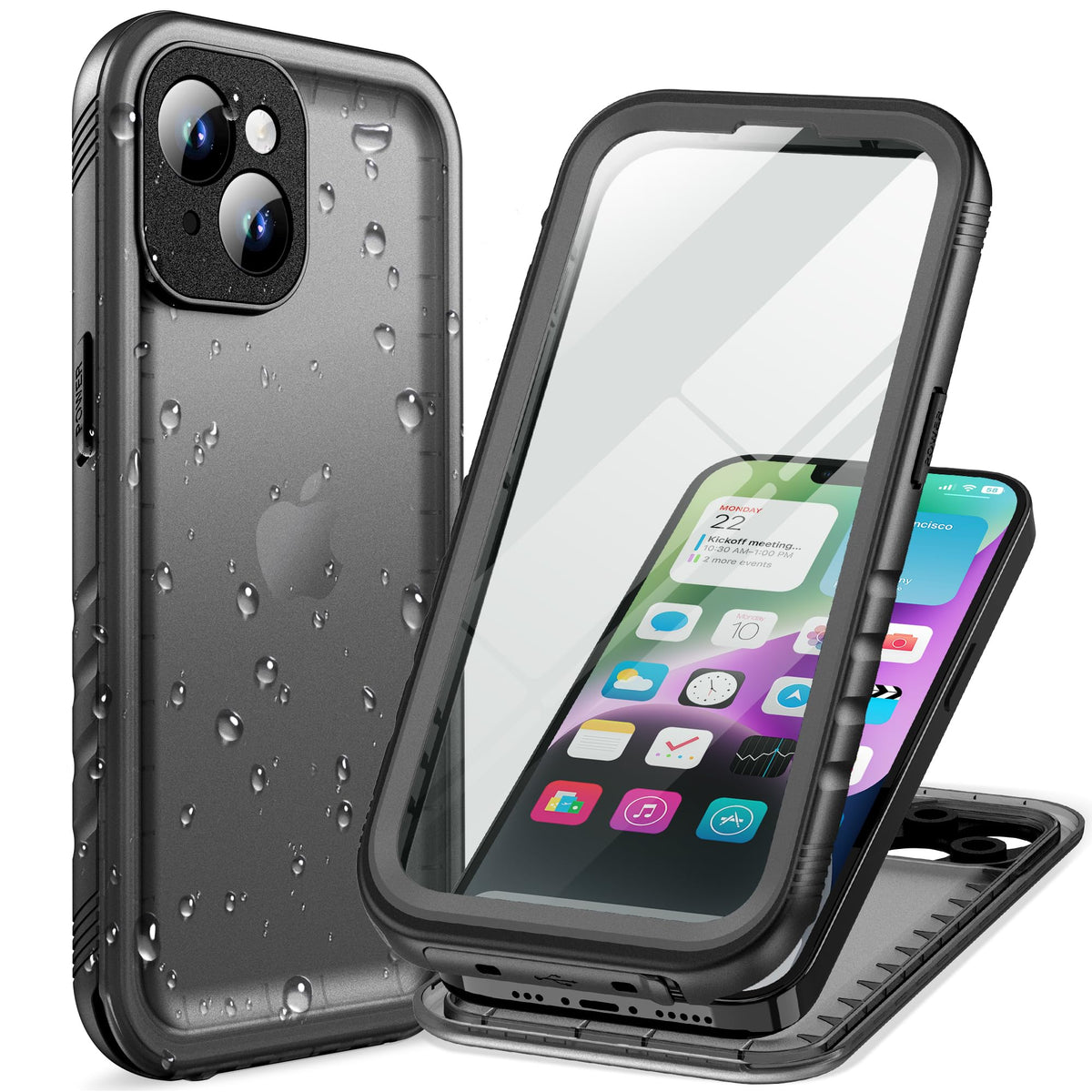 Cozycase TOP Militärschutz wasserdichte 360 Hülle Für iPhone 17 18 Pro Max