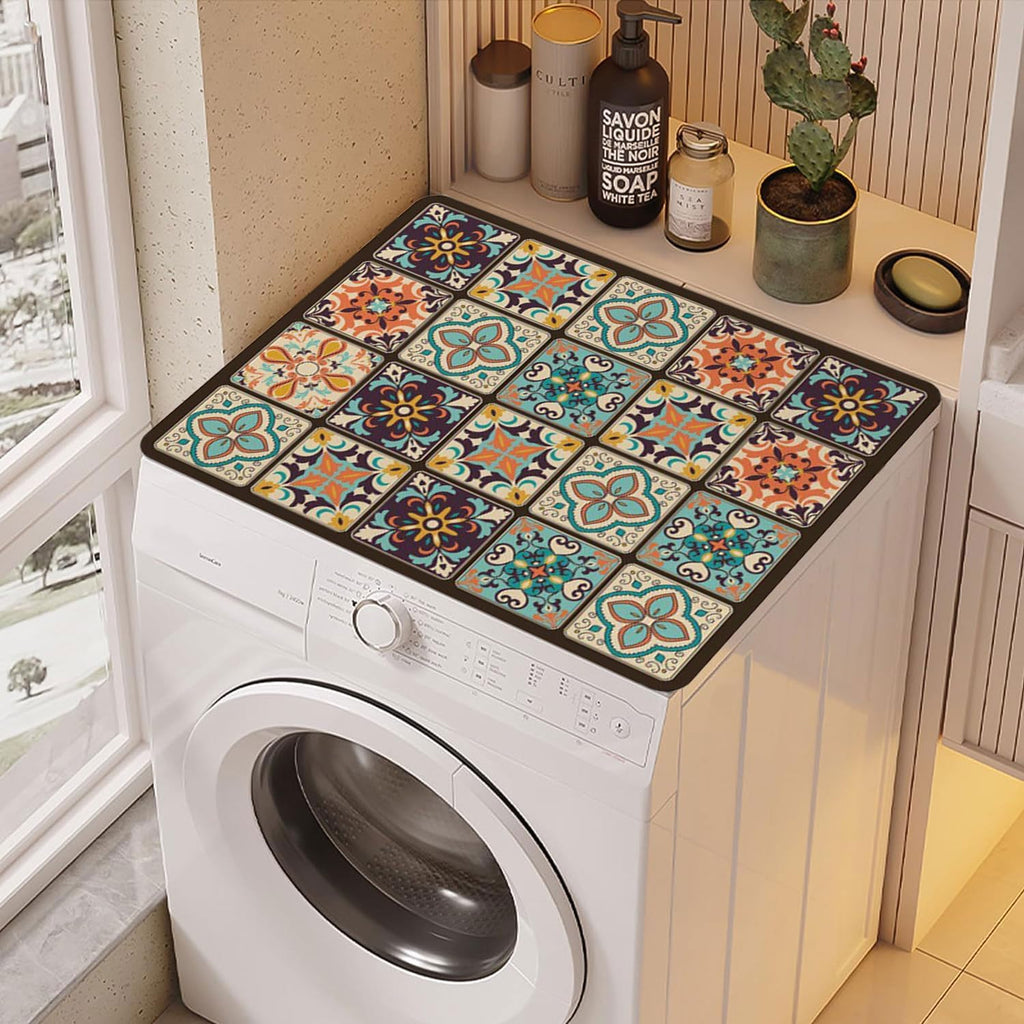 YeahBoom Waschmaschinenauflage 60x60cm,Waschmaschinenabdeckung Universal