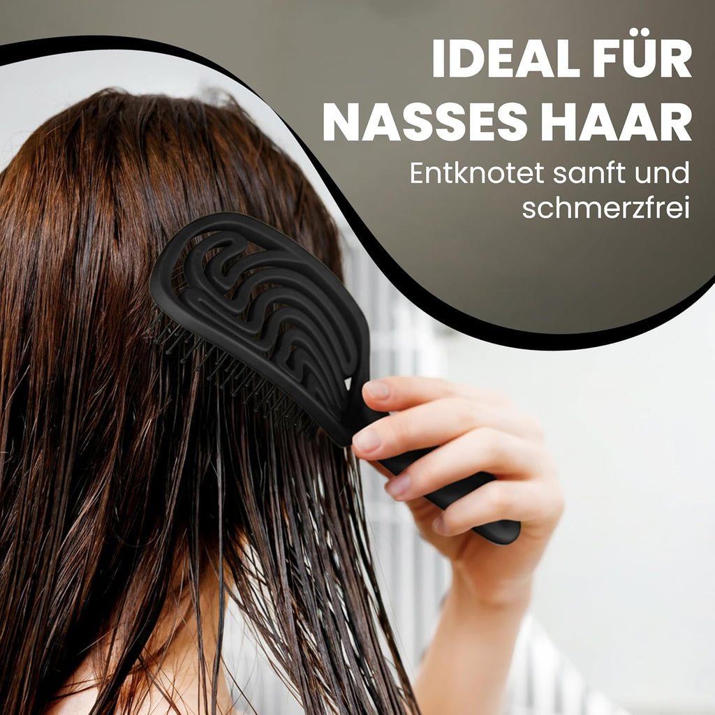 Walcora Haarbürste ohne Ziepen – NEUHEIT 2026 – Entwirrbürste & Detangler Bürste für Damen