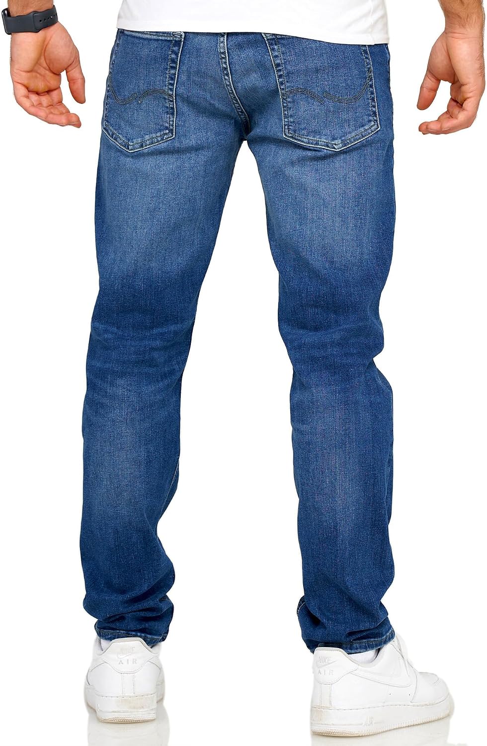 JACK & JONES Infinity Herren Jeans Mike ARIS Comfort Fit Denim Herrenhose