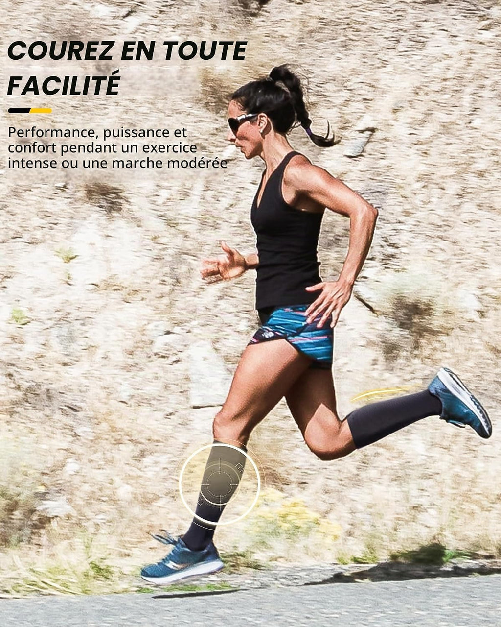 CAMBIVO Bas de Contention Femme Homme 3Paires, Chaussettes de Compression 20-30mmHg, Chaussette Contention Classe 2, pour Circulation Sanguine, Course a Pied, Voyage Avion, Sport, Running, Infirmiere
