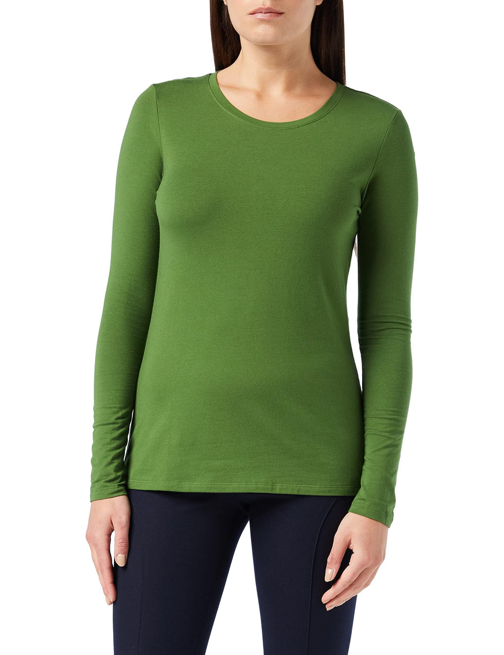 Amazon Essentials Damen Regular-Fit Langarm-T-Shirt Rundhalsausschnitt (In Übergröße Erhältlich)