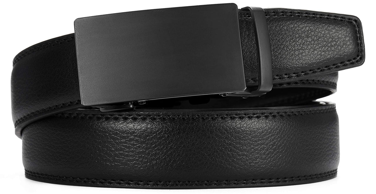 CHAOREN Gürtel Herren, Automatik Ledergürtel Herren 35mm ohne Löcher