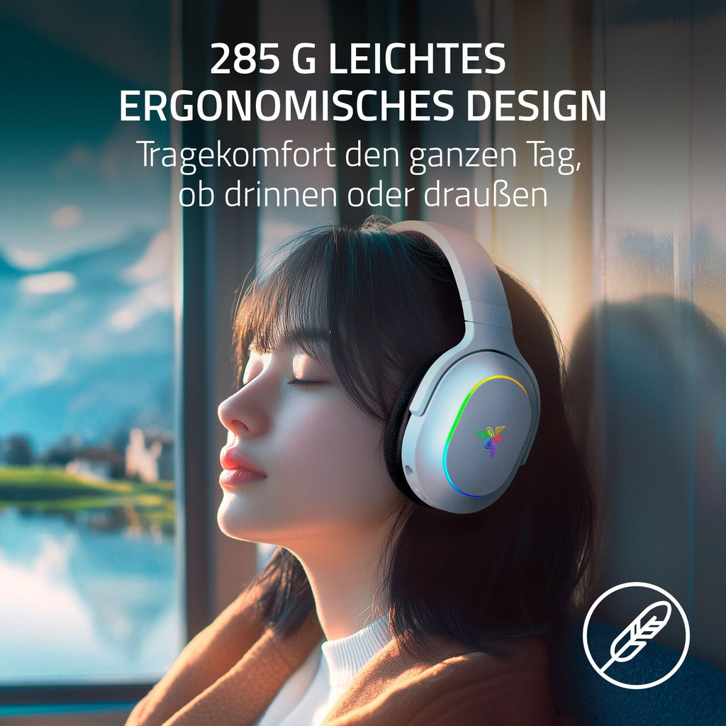 Razer Barracuda X - Kabelloses Multiplattform-Headset für Gaming und Mobile Geräte (SmartSwitch Dual Wireless, Triforce 40mm, Mikrofon mit Nierencharakteristik, 50h Akku, USB-C) Schwarz