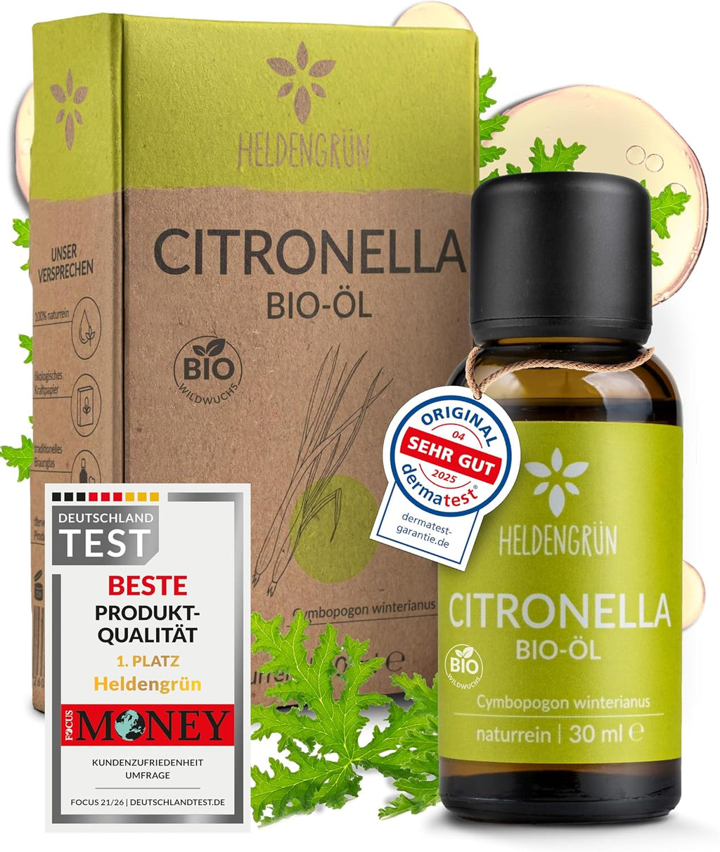 Heldengrün® BIO Lavendelöl [100% NATURREIN] Ätherisches Öl 30 ml