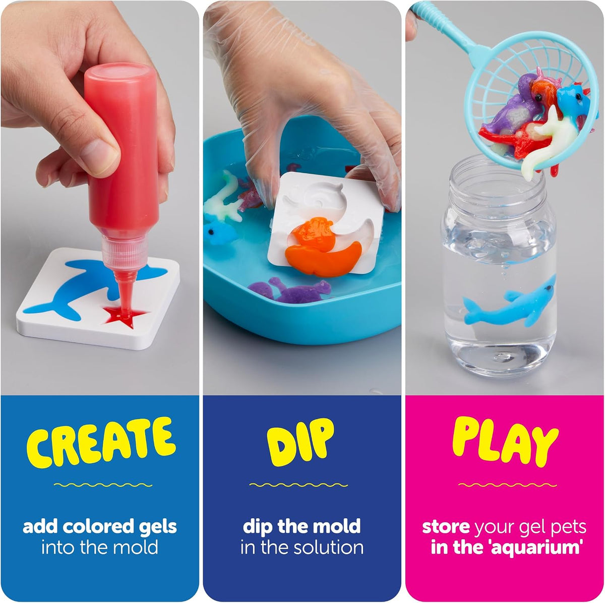 Dan&Darci Magic Gel Water Pets Kit - Birthday Gifts - Squishy Maker