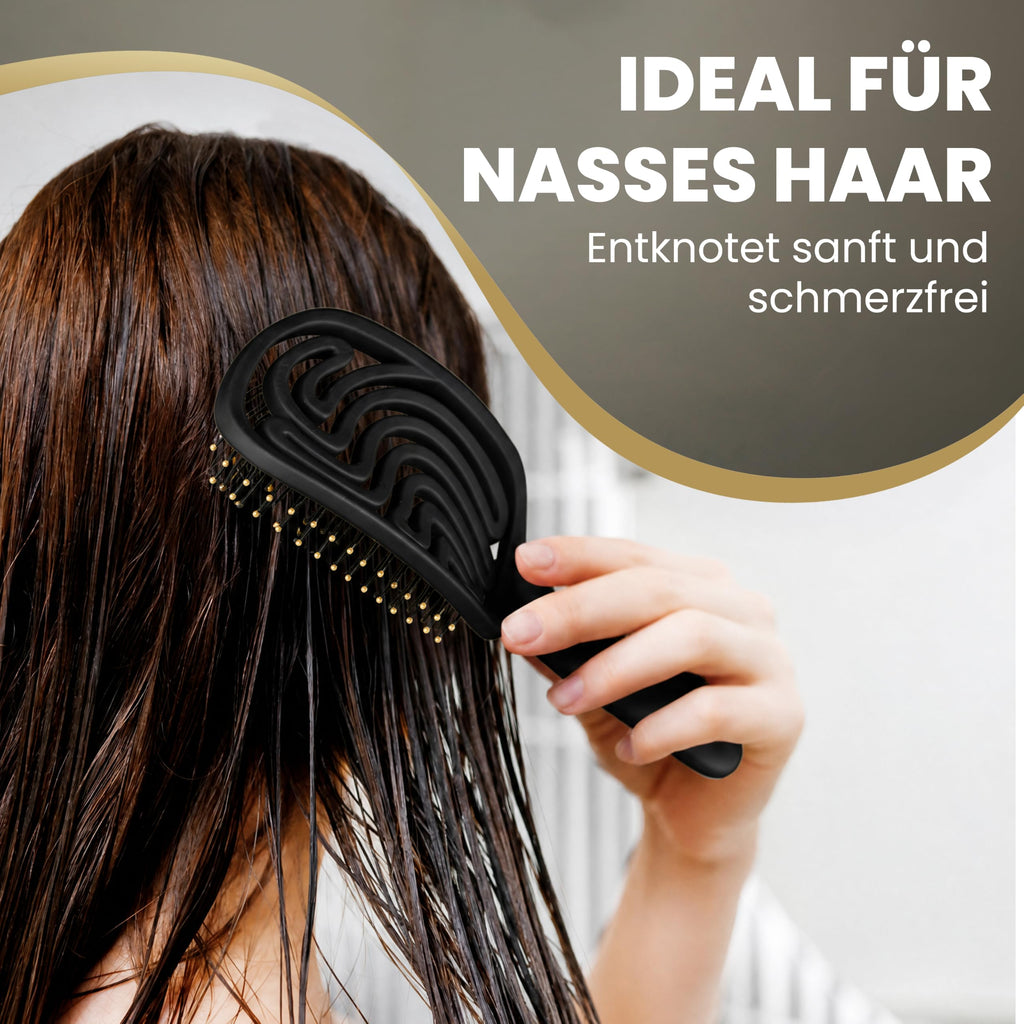 Walcora Haarbürste ohne Ziepen – NEUHEIT 2026 – Entwirrbürste & Detangler Bürste für Damen