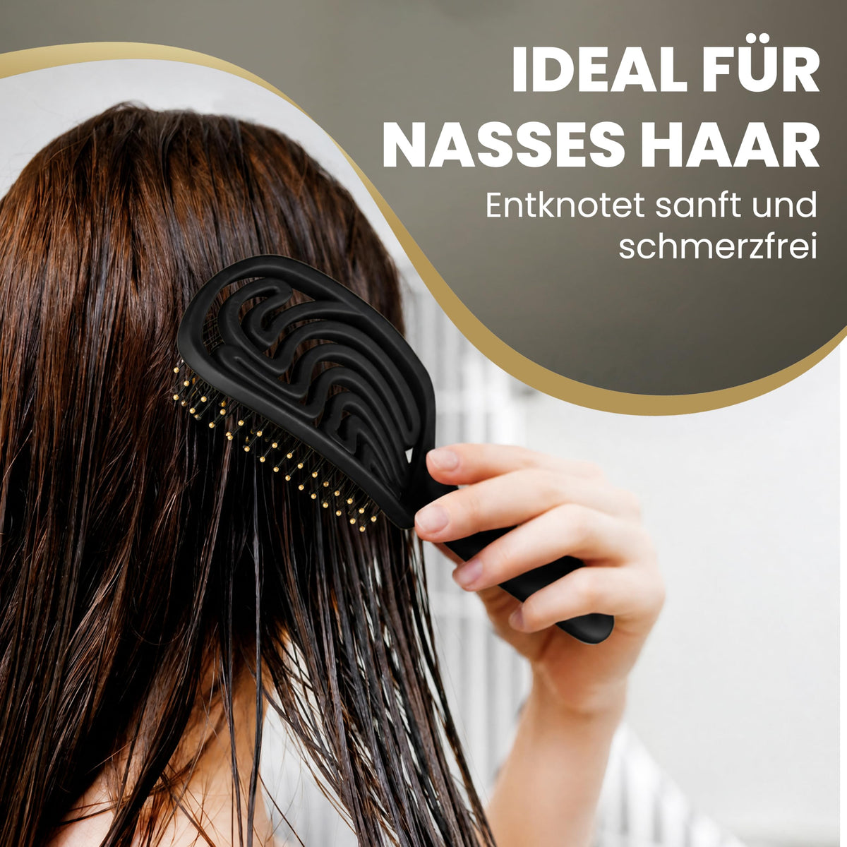 Walcora Haarbürste ohne Ziepen – NEUHEIT 2026 – Entwirrbürste & Detangler Bürste für Damen