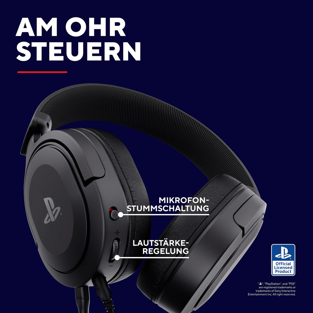 GXTrust Forta PS5 Gaming Headset Lizenziert für PlayStation 5, Weiß