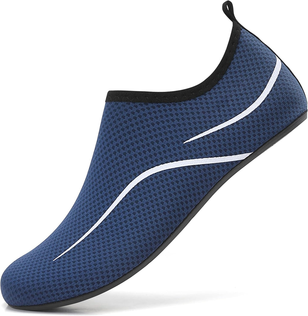Water Shoes for Women Men Quick-Dry Beach Swim Socks with Non-Slip Sole