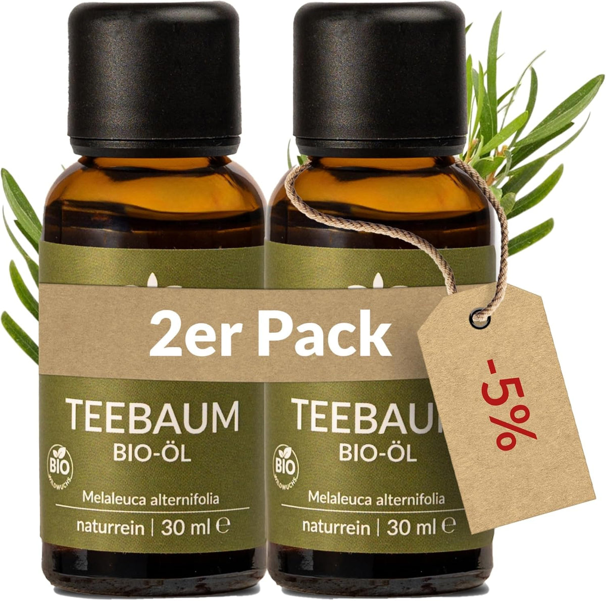 Heldengrün® BIO Lavendelöl [100% NATURREIN] Ätherisches Öl 30 ml