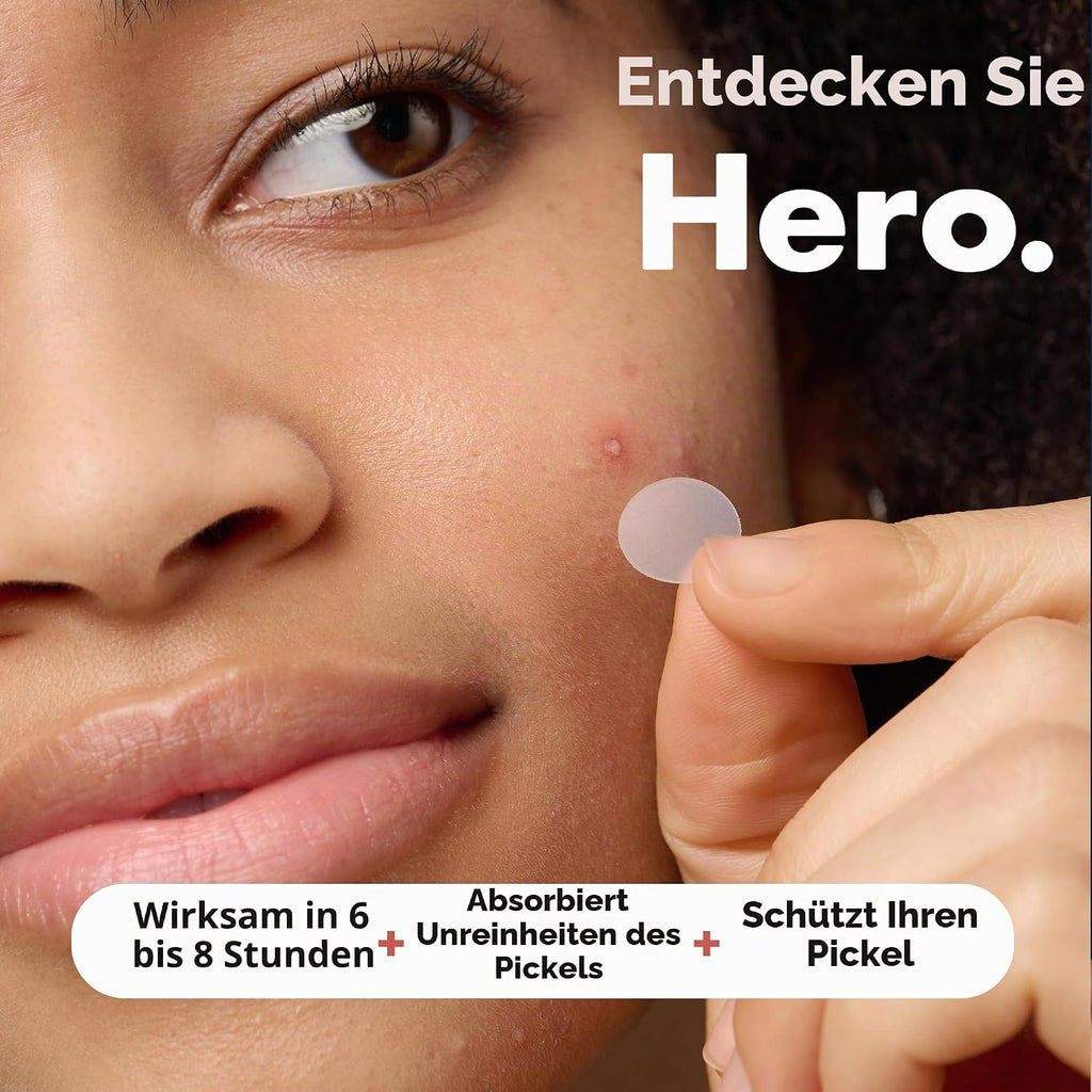 Hero Mighty Patch Original, Hydrokolloid Pickelpflaster, 72 Stück