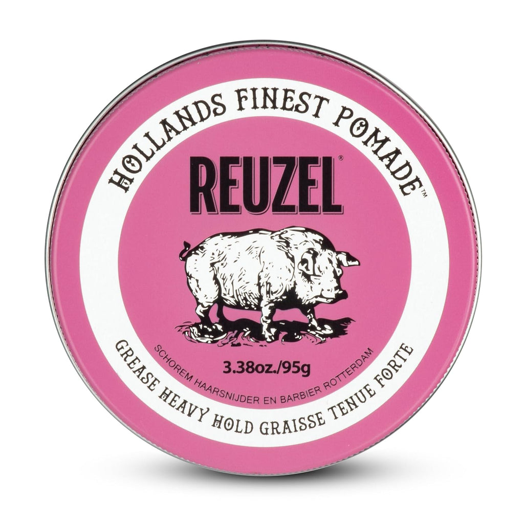 Reuzel Fiber Pomade, matter Glanz, fester Halt, texturiertes, volleres Aussehen, im Laufe des Tages leicht umformbar, 3,38 oz/95 g