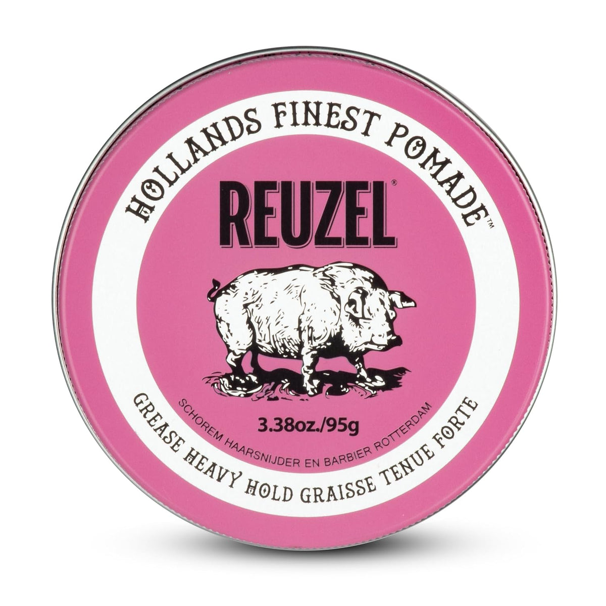 Reuzel Fiber Pomade, matter Glanz, fester Halt, texturiertes, volleres Aussehen, im Laufe des Tages leicht umformbar, 3,38 oz/95 g