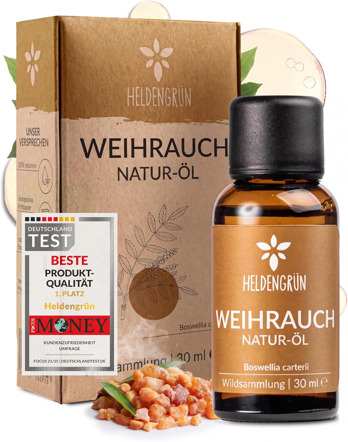 Heldengrün® BIO Lavendelöl [100% NATURREIN] Ätherisches Öl 30 ml