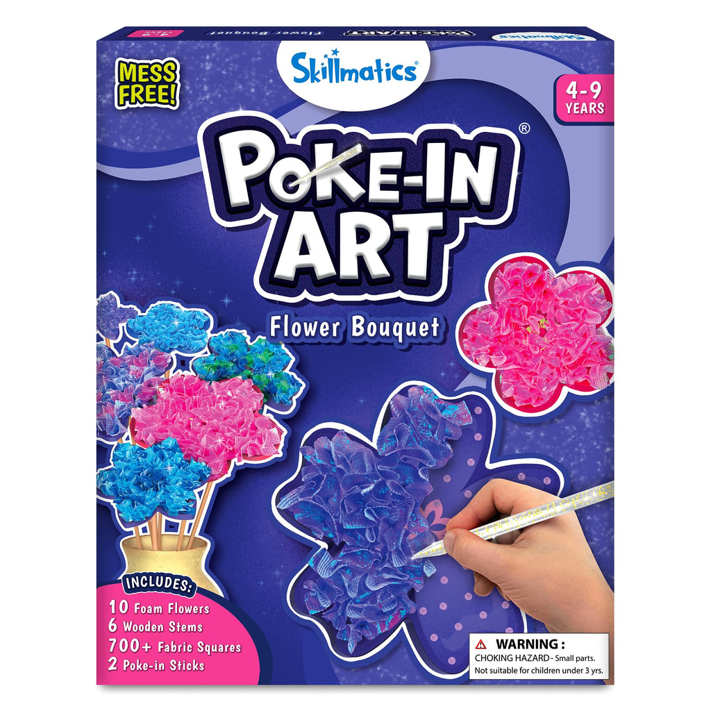 Skillmatics Poke-in Art – Disney Princesses, Wood Craft Kit, Gift for Kids