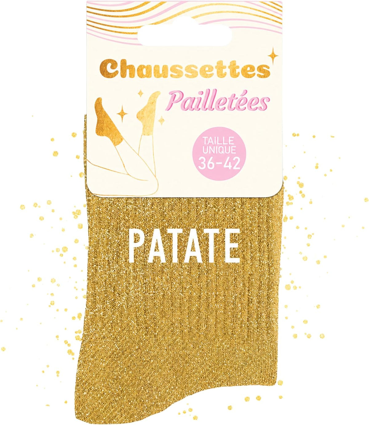 MASSA Chaussettes Paillettes - Taille Unique - Parfaite